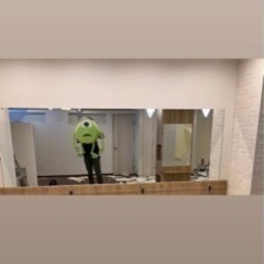 ドレッサー　美容室　ミラー　３枚　お譲りします
