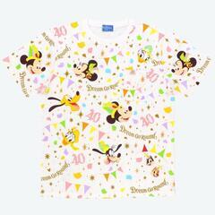 【新品未使用】東京ディズニーランド40周年TシャツLLの画像