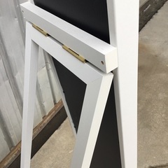 鏡　白い木枠の姿見の画像