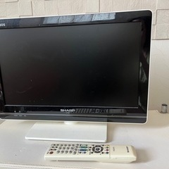 SHARP AQUOS 液晶カラーテレビ19インチ