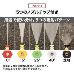 HAIGE エンジン式　高圧洗浄機　4スト　19MPa／HG-DGPW1908の画像