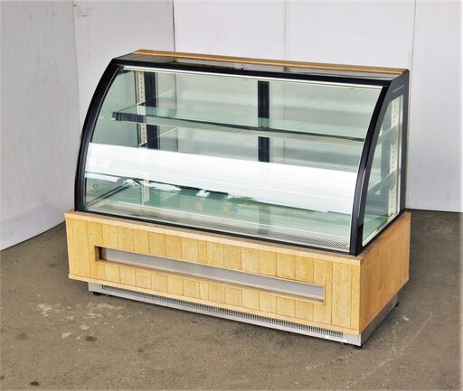 ≪yt670ジ≫ JCM/ジェーシーエム RIT 対面冷蔵ショーケース RITS-219T ラウンド型 幅1500 AC100V 2013年? 内容量219L 50513-02