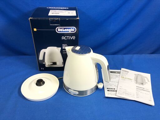 【動作保証あり】DeLonghi デロンギ KBLA1200J 1.0L 電気ケトル【管理KRK798】