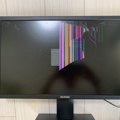 21インチパソコンモニター　液晶漏れ？の画像