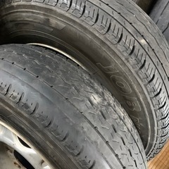 195/80R15 スチールホイール付4本の画像