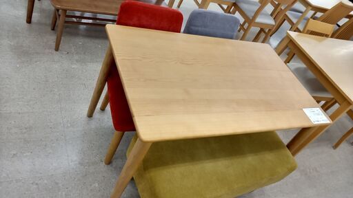 ★ジモティ割あり★  ダイニングセット ライトブラウン H70×D69×W114.5 クリーニング済み TJ794