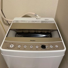 4/25まで　ハイアール全自動電気洗濯機　ホワイト　JW-C55...