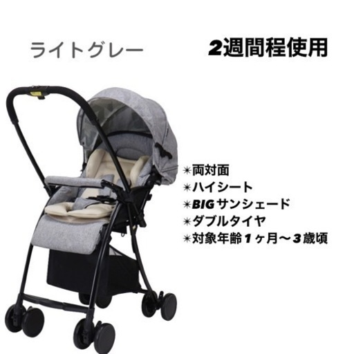 ベビーカー　新生児シート付き