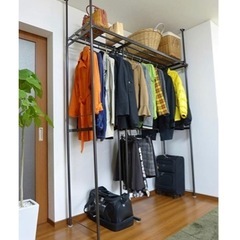 ツッパリハンガーラック　ウォークインクローゼット　IKEA 定価...