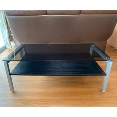 ニトリガラステーブル中古