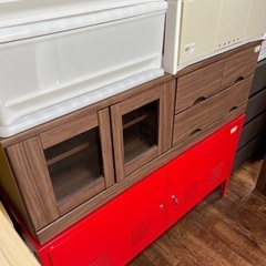 【美品】ニトリ テレビ台 ブラウン 幅1190×奥行370×高さ...