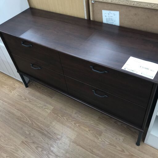 ★ジモティ割あり★ IKEA チェスト ブラウン H65×W119×D40 クリーニング済み KJ1978