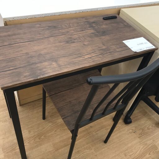 ★ジモティ割あり★  デスクセット ブラウン H75×W80×D40 クリーニング済み KJ1979