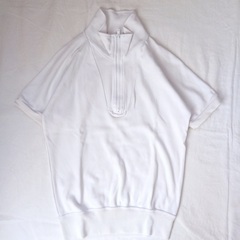 体操服　小学生　半袖×長袖、上下　3点セット　120cm　ハーフジップ　の画像