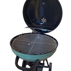  【直接引取限定】LOGOS BBQ バーベキューグリル 蓋付き カバー付き 網付き 大人数用の画像