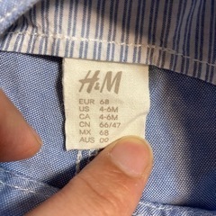 美品　H&M  ロンパース　4〜6m  男女兼用の画像