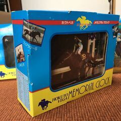 お値下げ 【非売品？黄①】ホクトベガ メモリアル クロック 置時...