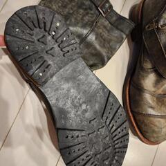 革　ブーツ　27㎝　の画像