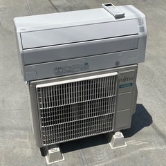 取付け可 ! ! ◇富士通 エアコン ノクリア 主に6畳用 2018年製 音声ナビ 単相100V AS-C22H 分解洗浄済み ! キレイ ! 清潔 ! ! 取付け可 ! ! ◇富士通 エアコン ノクリア 主に6畳用 2018年製