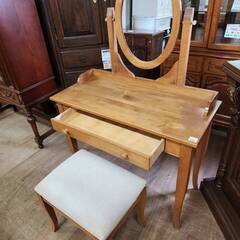 【愛品倶楽部柏店】ETHAN ALLEN イーセンアーレン ドレッサー 椅子付