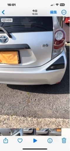 後部カスタム　カーボン柄　反射板