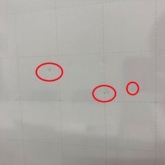 無料【中古品】プラス　脚付き　片面ホワイトボード　キャスター有　※ボードは固定されていますの画像
