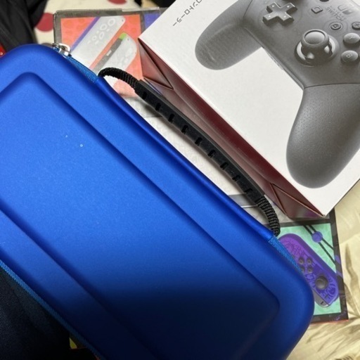 取引者確定　Switch 有機スプラトゥーン3モデル　中古美品　proコントローラー、ケース付き