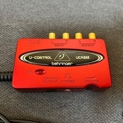 BEHRINGER UCA222 U-CONTROL オーディオインターフェース EXFORM ステレオケーブル セットの画像