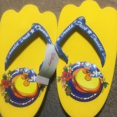 [未使用品]disney ディズニードナルドダック　サンダル　未使用