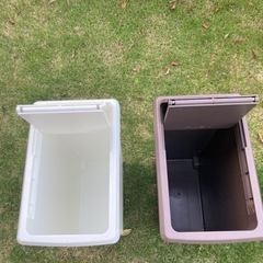 ゴミ箱　収納ボックス　×2の画像