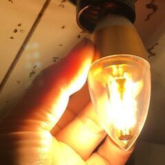 キャンドル型LED電球（2個あります）【口金のサイズに注意】の画像