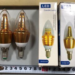 キャンドル型LED電球（2個あります）【口金のサイズに注意】の画像