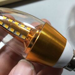 キャンドル型LED電球（2個あります）【口金のサイズに注意】の画像