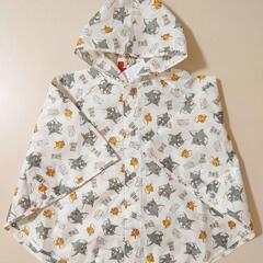 新品 トムとジェリー レインポンチョ 80-95cm レインコート カッパ 総柄の画像