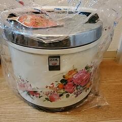 昭和レトロ電子ジャー新品の画像