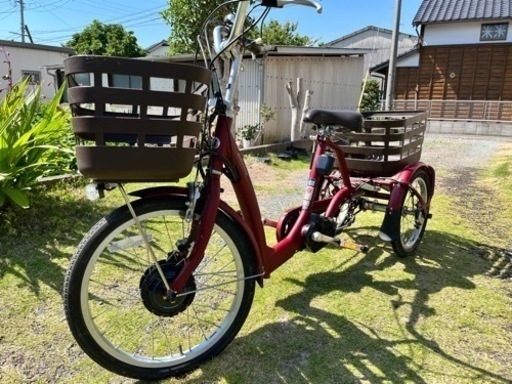 電動アシスト三輪自転車