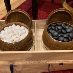 碁盤、碁石の画像
