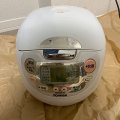 炊飯器(NS-ZB20)5号炊きの画像