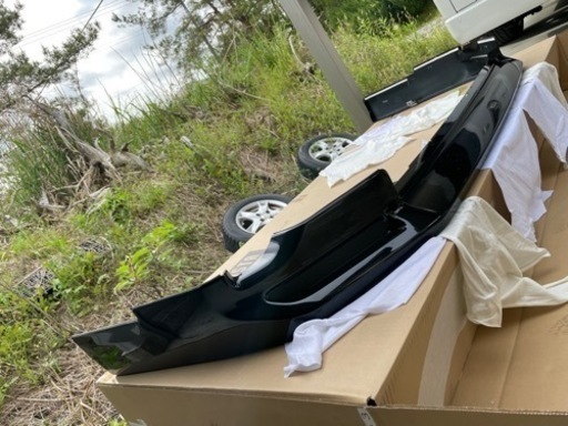 ハイエース　ワイド　モデリスタ　フロントスポイラー　新車外し