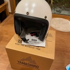 新品　バイク用ヘルメット　パールホワイト
