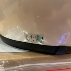 新品　バイク用ヘルメット　パールホワイトの画像