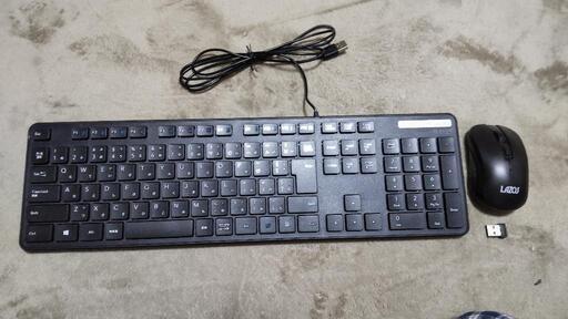 キーボード(有線) \u0026 マウス(無線)