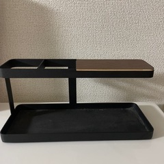 山崎実業 デスクバー ブラック