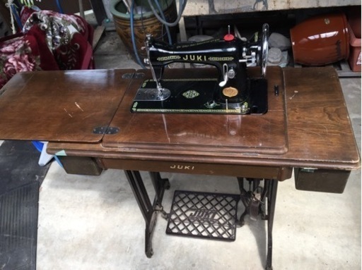 JUKI 足踏みミシン アンティーク 現品渡し