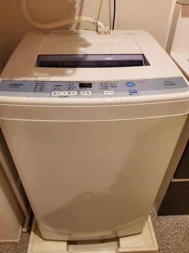 ハイアール　アクア　縦型洗濯機　6kg