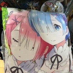 リゼロ　ぬいぐるみ、クッション　4点セットの画像