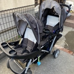 GRACO 二人乗りベビーカー　　縦　大型