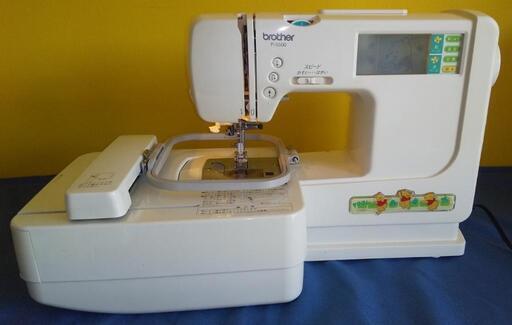 売約済み　美品 整備済 くまのぷーさん 刺繍機付きミシン