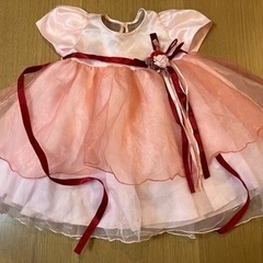 1才半〜2才　ピンクドレス