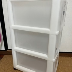 3段　引き出し　プラスチック　ポリプロペンの画像